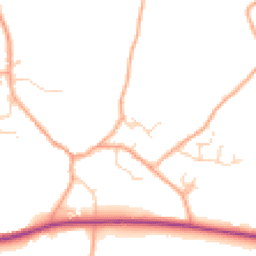 Daytime road noise heatmap for CO10 5HJ