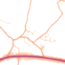 Daytime road noise heatmap for CO10 5HL