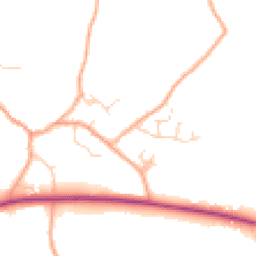 Daytime road noise heatmap for CO10 5HR