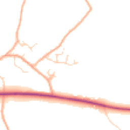 Daytime road noise heatmap for CO10 5HS