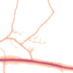 Daytime road noise heatmap for CO10 5HU