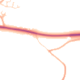 Daytime road noise heatmap for CO10 5JA