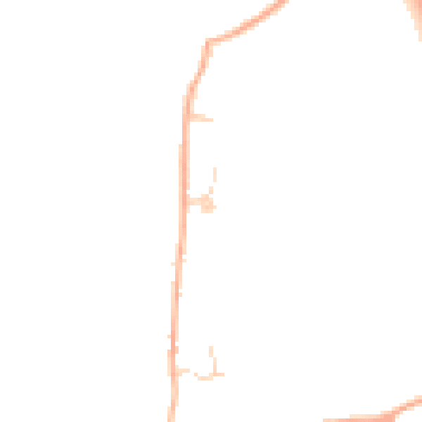 Daytime road noise heatmap for CO10 5LF
