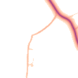 Daytime road noise heatmap for CO10 5LY