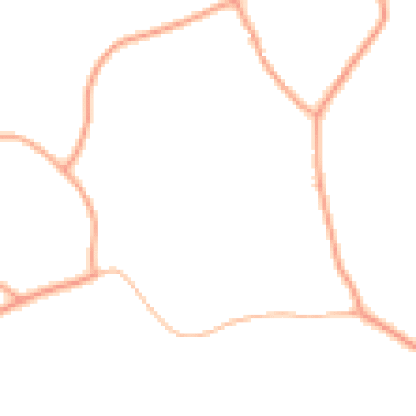 Daytime road noise heatmap for CO10 7AJ