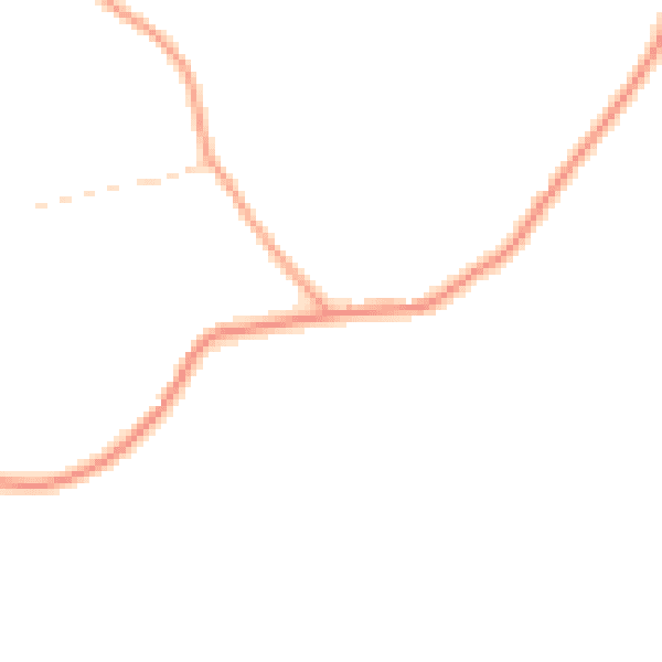 Daytime road noise heatmap for CO10 7BZ