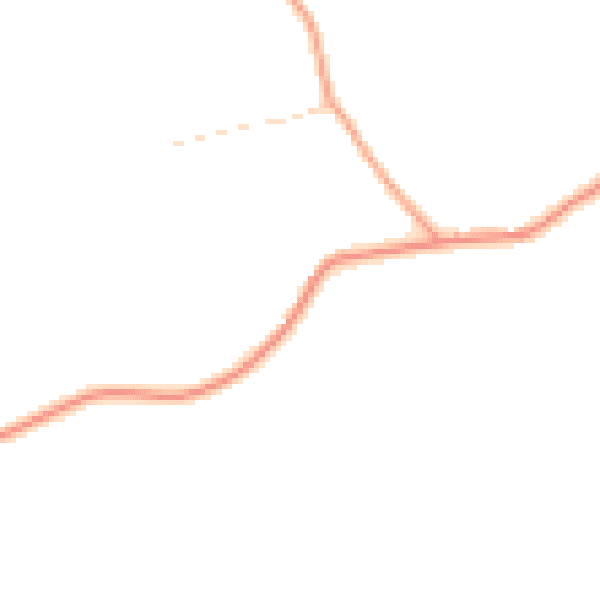 Daytime road noise heatmap for CO10 7DB