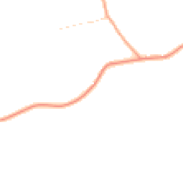 Daytime road noise heatmap for CO10 7DD