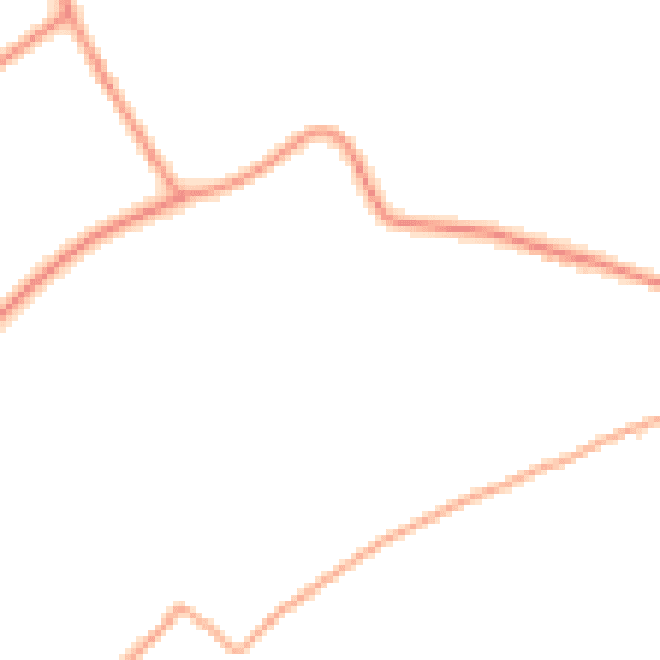 Daytime road noise heatmap for CO10 7EY