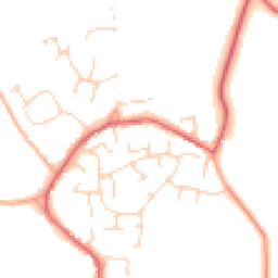 Daytime road noise heatmap for CO10 7GZ