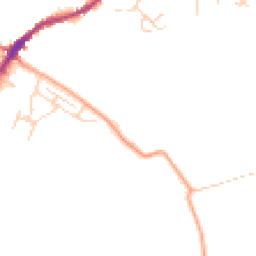 Daytime road noise heatmap for CO10 7LJ