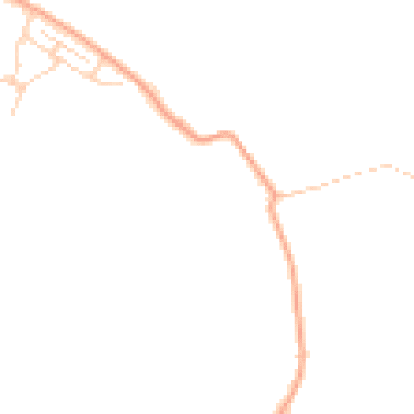 Daytime road noise heatmap for CO10 7LL