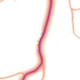 Daytime road noise heatmap for CO10 7NF