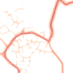 Daytime road noise heatmap for CO10 7QA
