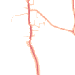 Daytime road noise heatmap for CO10 7SD