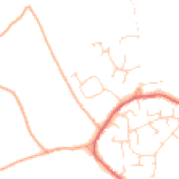 Daytime road noise heatmap for CO10 7SU