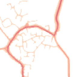 Daytime road noise heatmap for CO10 7UN