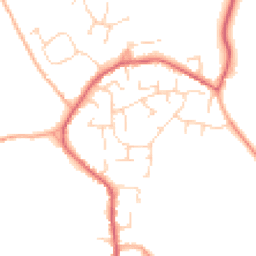 Daytime road noise heatmap for CO10 7UP