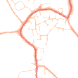 Daytime road noise heatmap for CO10 7UT