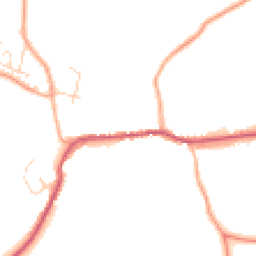 Daytime road noise heatmap for CO10 8AU