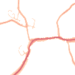 Daytime road noise heatmap for CO10 8AZ