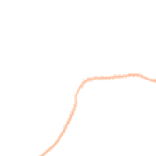 Night-time road noise heatmap for CO10 8BA
