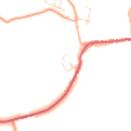 Daytime road noise heatmap for CO10 8BT