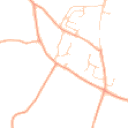 Daytime road noise heatmap for CO10 8DZ