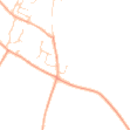 Daytime road noise heatmap for CO10 8EB