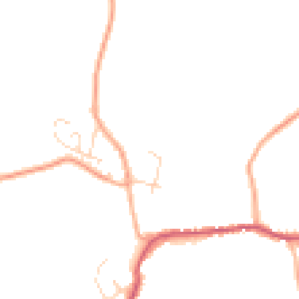 Daytime road noise heatmap for CO10 8FE