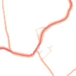 Daytime road noise heatmap for CO10 8HN