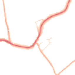 Daytime road noise heatmap for CO10 8HP