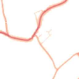 Daytime road noise heatmap for CO10 8JA