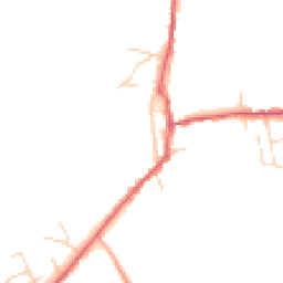 Daytime road noise heatmap for CO10 8NL