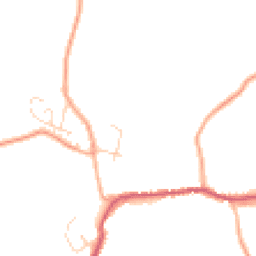 Daytime road noise heatmap for CO10 8NR