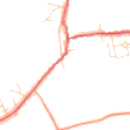 Daytime road noise heatmap for CO10 8NW