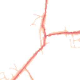 Daytime road noise heatmap for CO10 8NY