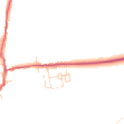 Daytime road noise heatmap for CO10 8PL