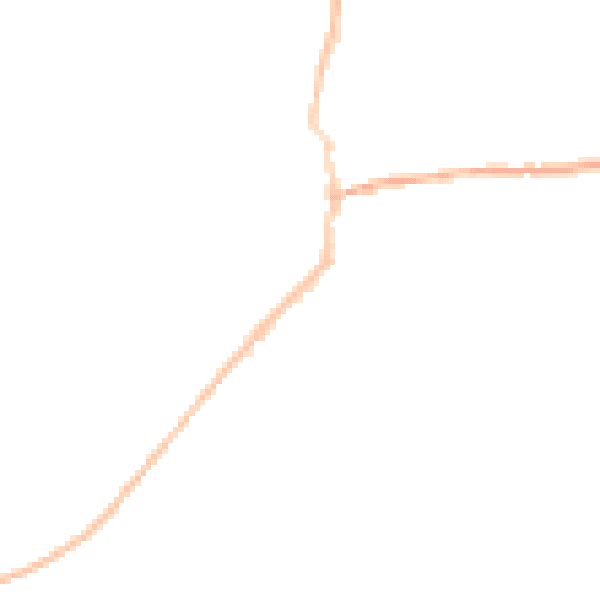 Night-time road noise heatmap for CO10 8PN