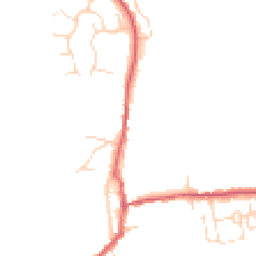 Daytime road noise heatmap for CO10 8PY