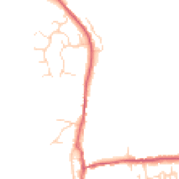Daytime road noise heatmap for CO10 8QD