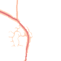 Daytime road noise heatmap for CO10 8QQ