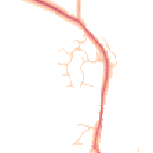 Daytime road noise heatmap for CO10 8RG
