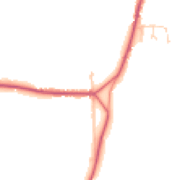 Daytime road noise heatmap for CO10 9DN