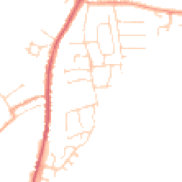 Daytime road noise heatmap for CO10 9ED