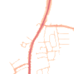 Daytime road noise heatmap for CO10 9JE