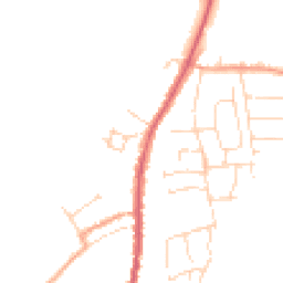Daytime road noise heatmap for CO10 9JR