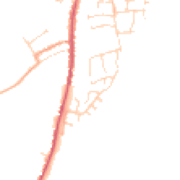 Daytime road noise heatmap for CO10 9LW