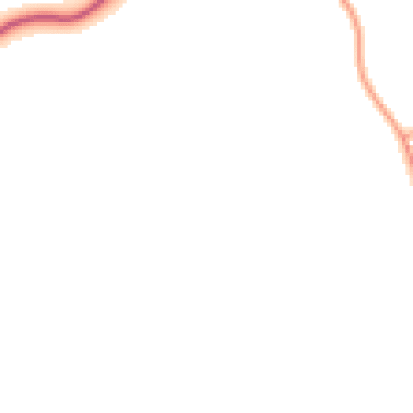 Daytime road noise heatmap for CO10 9NZ