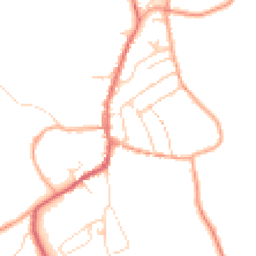 Daytime road noise heatmap for CO10 9RA